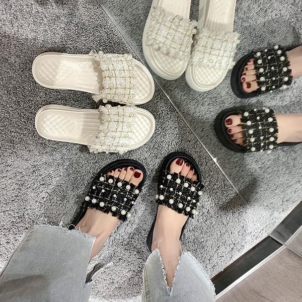 shoes woman 2021 slippers flat string bead rubber flip flops luxury slides pantofle med platform fringe hawaiian designer pu, Black
shoes woman 2021 slippers flat string bead rubber flip flops luxury slides pantofle med platform fringe hawaiian designer pu, Black
