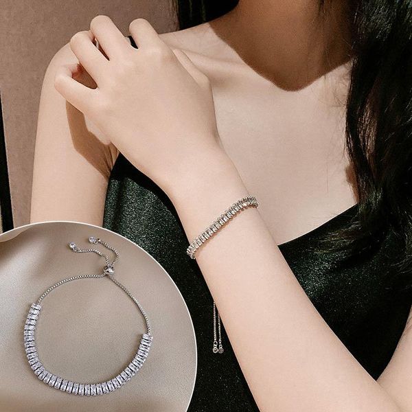 charm bracelets fashion kpop women's tennis bracelet luxury sparking zircon jewelry rose gold color handmade friends gift cute, Golden;silver
charm bracelets fashion kpop women's tennis bracelet luxury sparking zircon jewelry rose gold color handmade friends gift cute, Golden;silver