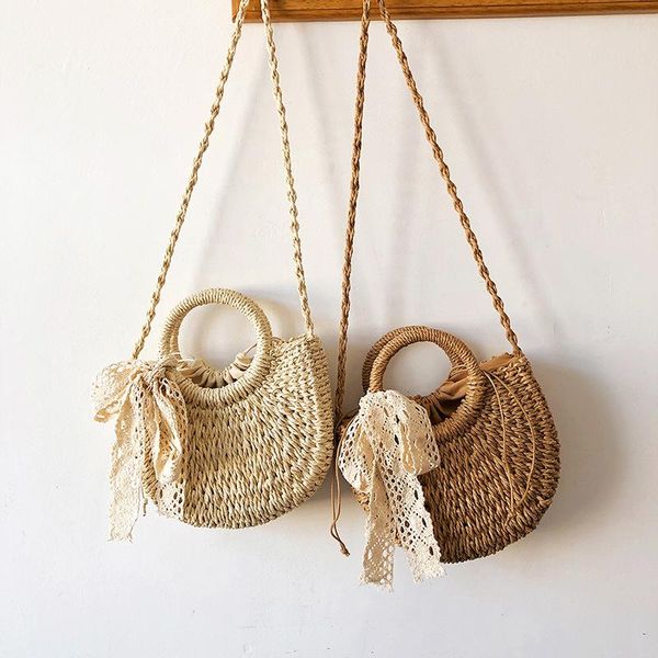 evening bags straw bag women hand-woven handbag moon shape lace bow rattan big capacity drawstring casual beach shoulder crossbody
evening bags straw bag women hand-woven handbag moon shape lace bow rattan big capacity drawstring casual beach shoulder crossbody