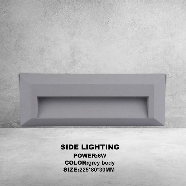 wall lamp light led for stairs 6w 225mm step lighting surface corner indoor/ outdoor staircase lights 85-265v
wall lamp light led for stairs 6w 225mm step lighting surface corner indoor/ outdoor staircase lights 85-265v