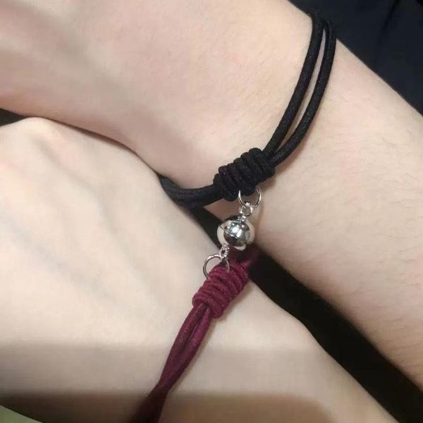 charm bracelets diy color matching couple minimalist lovers friendship bracelet rope braided magnetic distance lover jewelry, Golden;silver
charm bracelets diy color matching couple minimalist lovers friendship bracelet rope braided magnetic distance lover jewelry, Golden;silver