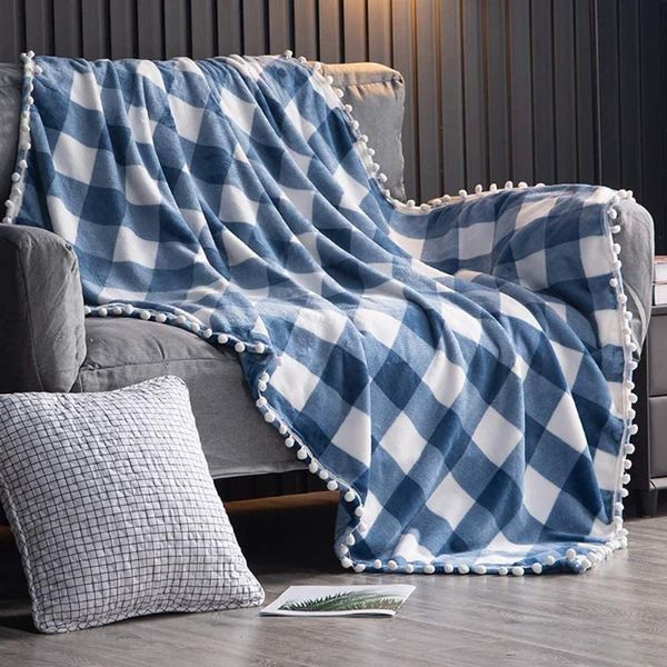 comforters & sets black plaid print flannel blanket with tassel decorative ball children sofa throw for living room bedroom
comforters & sets black plaid print flannel blanket with tassel decorative ball children sofa throw for living room bedroom