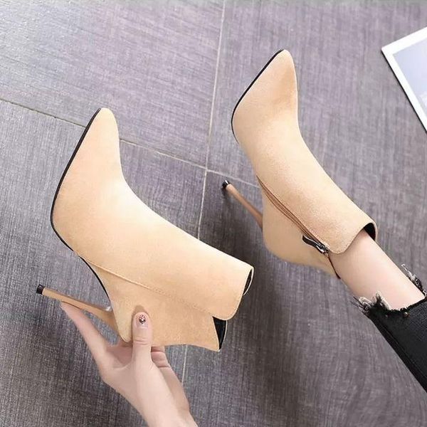 short boots women 2021 autumn and winter thin heel shoes black stiletto pointed high heels mart
short boots women 2021 autumn and winter thin heel shoes black stiletto pointed high heels mart