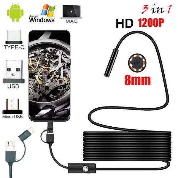 8mm mini camera endoscope hd 1200p ip68 hard flexible tube mirco usb type-c borescope video inspection for android car cameras
8mm mini camera endoscope hd 1200p ip68 hard flexible tube mirco usb type-c borescope video inspection for android car cameras