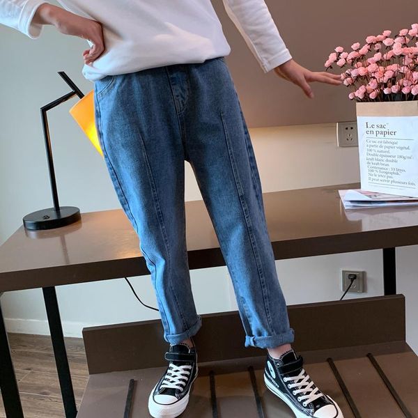 jeans 2021 autumn arrival fashion denim pants simplicity children trousers three dimensional cutting girls, Blue
jeans 2021 autumn arrival fashion denim pants simplicity children trousers three dimensional cutting girls, Blue