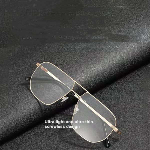 fashion sunglasses frames german brand reading blue light screwless pilot square frame large double beam ultralight mopia optical spectacle, Black
fashion sunglasses frames german brand reading blue light screwless pilot square frame large double beam ultralight mopia optical spectacle, Black