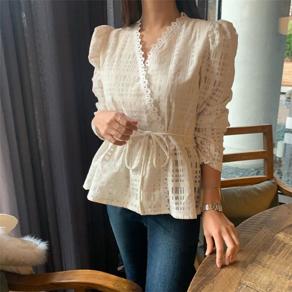 dress women hollow out party romance blouses loose shirt elegant sweet ruffles lace chic femme blusas, White
dress women hollow out party romance blouses loose shirt elegant sweet ruffles lace chic femme blusas, White