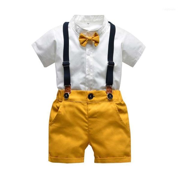 clothing sets summer baby boys clothes infant gentleman bow tie t-shirt +solid shorts outfits casual11, White
clothing sets summer baby boys clothes infant gentleman bow tie t-shirt +solid shorts outfits casual11, White