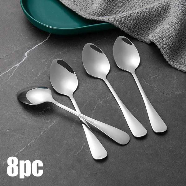 spoons 8pcs stainless steel coffee spoon dessert for ice cream honey tea mixing cocktail tableware kitchen
spoons 8pcs stainless steel coffee spoon dessert for ice cream honey tea mixing cocktail tableware kitchen