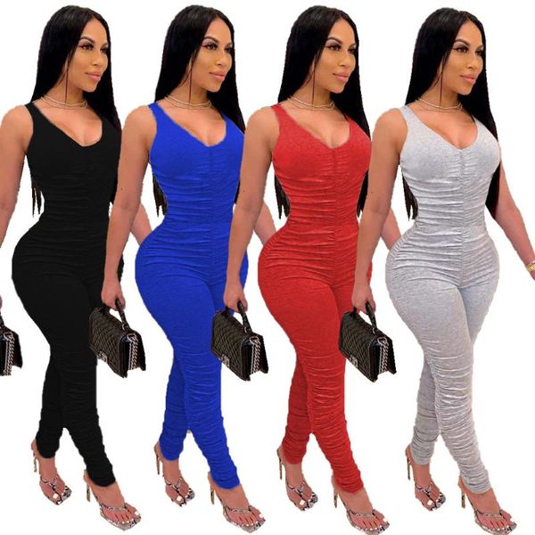 women's jumpsuits & rompers dpsde 2021 women summer street style sleeveless v-neck pure color simple long pants, Black;white
women's jumpsuits & rompers dpsde 2021 women summer street style sleeveless v-neck pure color simple long pants, Black;white