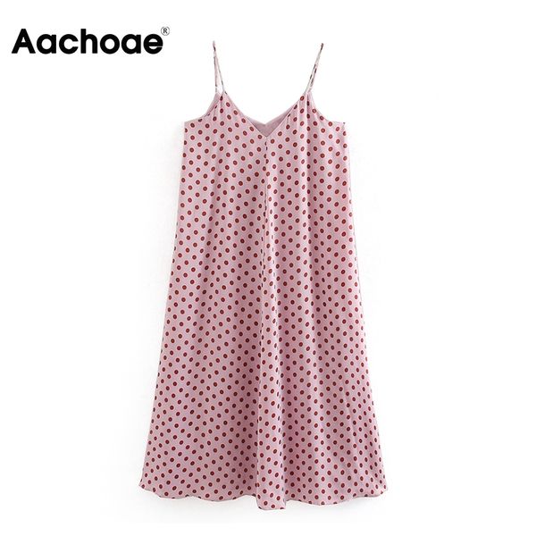 v neck spaghetti strap midi dress women dot print loose lady dress sleeveless party dress female sukienki letnie, Black;white
v neck spaghetti strap midi dress women dot print loose lady dress sleeveless party dress female sukienki letnie, Black;white