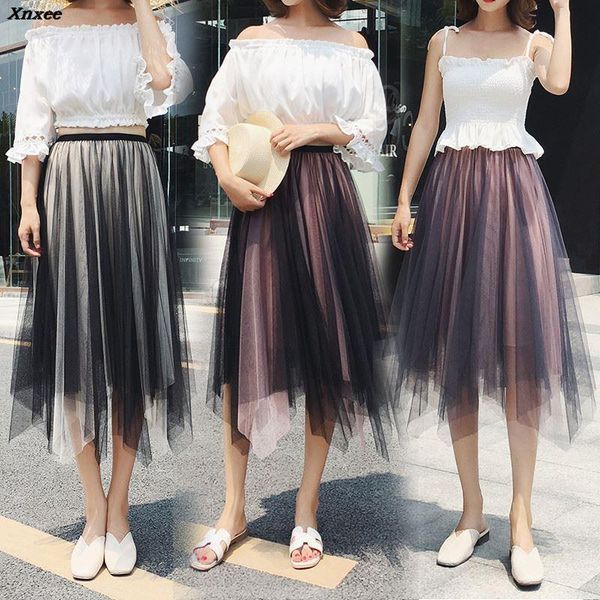 skirts 2021 spring summer vintage womens elastic high waist tulle mesh skirt long pleated tutu female jupe longue xnxee, Black
skirts 2021 spring summer vintage womens elastic high waist tulle mesh skirt long pleated tutu female jupe longue xnxee, Black