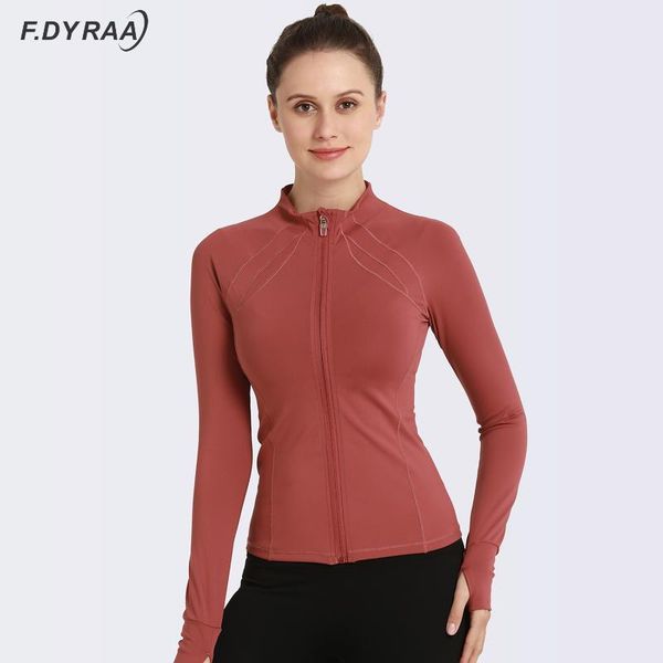tight sport jacket thumb hole yoga women up zipper fitness shirt slim gym long sleeve solid running jackets, Black;red
tight sport jacket thumb hole yoga women up zipper fitness shirt slim gym long sleeve solid running jackets, Black;red
