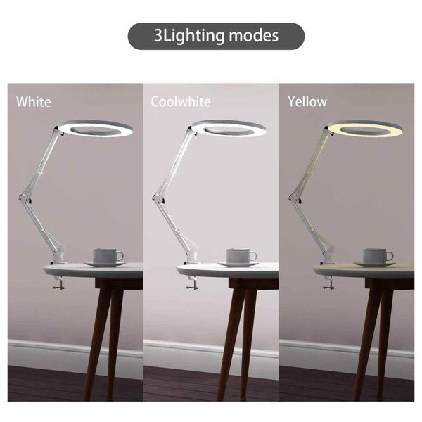 40# lighting led 5x magnifying lamp with clamp hands glass desk adjustable swivel arm usb-powered panel lights
40# lighting led 5x magnifying lamp with clamp hands glass desk adjustable swivel arm usb-powered panel lights