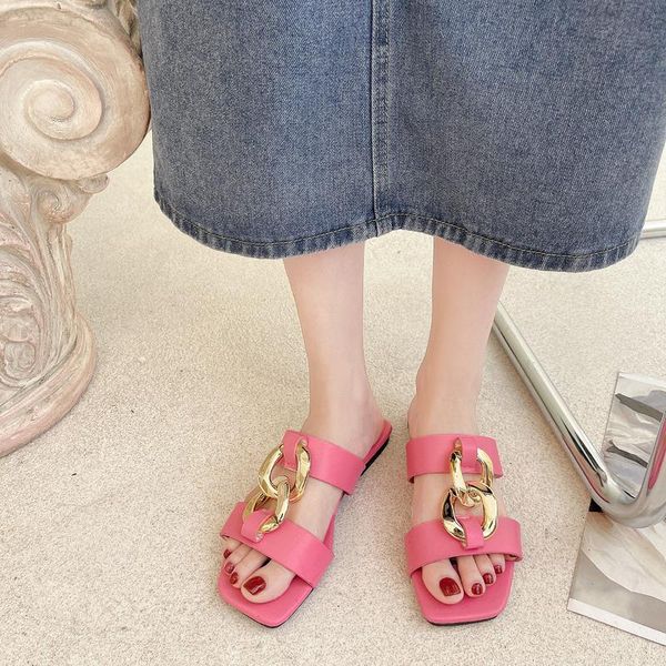 slippers low beach shoes ladies' luxury slides rivet slipers women square toe sabot designer 2021 summer flat rubber metal decor, Black
slippers low beach shoes ladies' luxury slides rivet slipers women square toe sabot designer 2021 summer flat rubber metal decor, Black