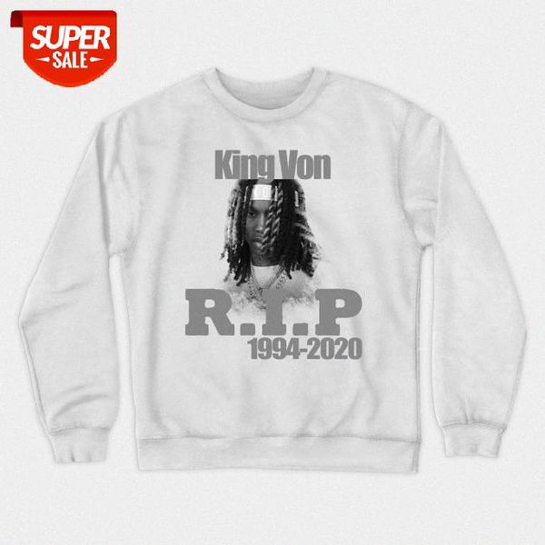 rap king von sweater men and women round neck loose large size bottoming shirt #fb5x, Black
rap king von sweater men and women round neck loose large size bottoming shirt #fb5x, Black