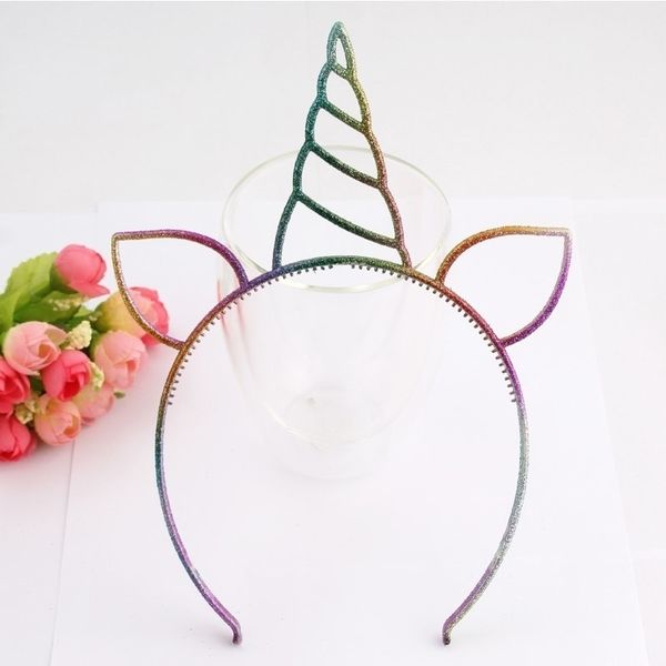 headband antler rhinestone ear alloy band bright powder fashion hair accessories, Black;brown