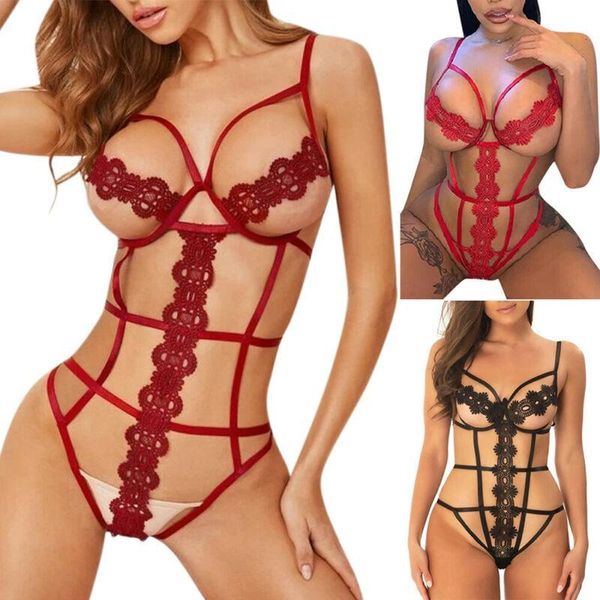 women' solid color lingerie body stocking nightwear ladies babydoll party sleepwear, Red;black
women' solid color lingerie body stocking nightwear ladies babydoll party sleepwear, Red;black
