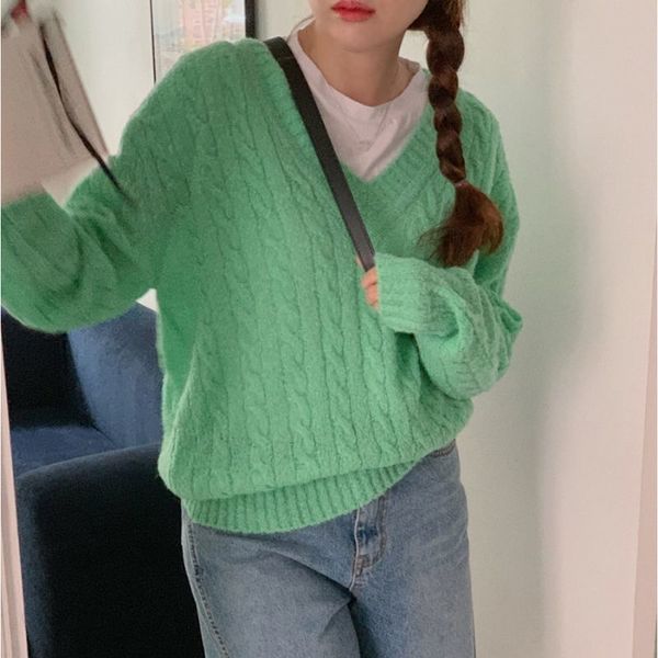 women's sweaters sweater knitted with long sleeves, in autumn and winter low v, solid colour w64d, White;black
women's sweaters sweater knitted with long sleeves, in autumn and winter low v, solid colour w64d, White;black
