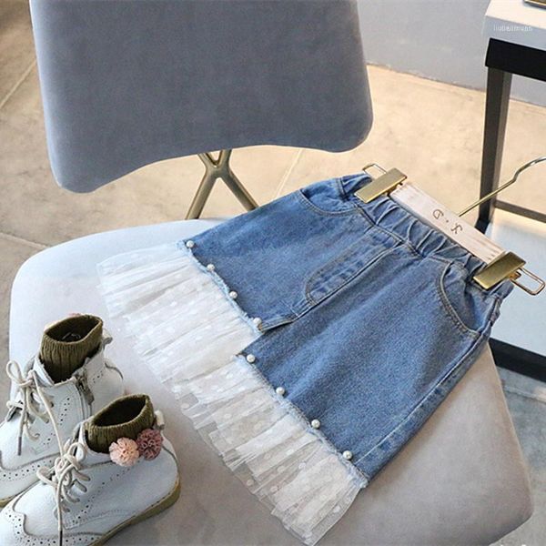 skirts 2021 children girl fashion spring kids denim jeans lace mesh pearl patchwork princess skirt for 2-7yrs1, Blue
skirts 2021 children girl fashion spring kids denim jeans lace mesh pearl patchwork princess skirt for 2-7yrs1, Blue