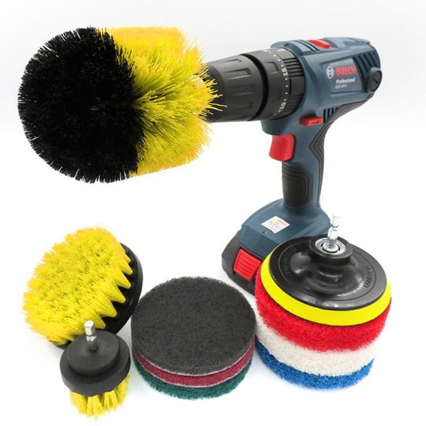 10pcs/set electric scrubber brush drill kit plastic round cleaning for carpet glass car tires nylon brushes 2/3.5/4' sponge 
10pcs/set electric scrubber brush drill kit plastic round cleaning for carpet glass car tires nylon brushes 2/3.5/4' sponge