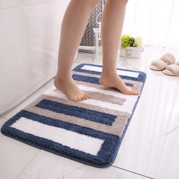carpets large soft non-slip bath mat doormat absorbent shower bathroom toilet floor microfiber striped rugs 60x90cm
carpets large soft non-slip bath mat doormat absorbent shower bathroom toilet floor microfiber striped rugs 60x90cm