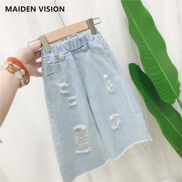 jeans kids girls fashion loose clothes summer 7 points pants denim clothing children baby girl casual ripped 1-6y, Blue
jeans kids girls fashion loose clothes summer 7 points pants denim clothing children baby girl casual ripped 1-6y, Blue
