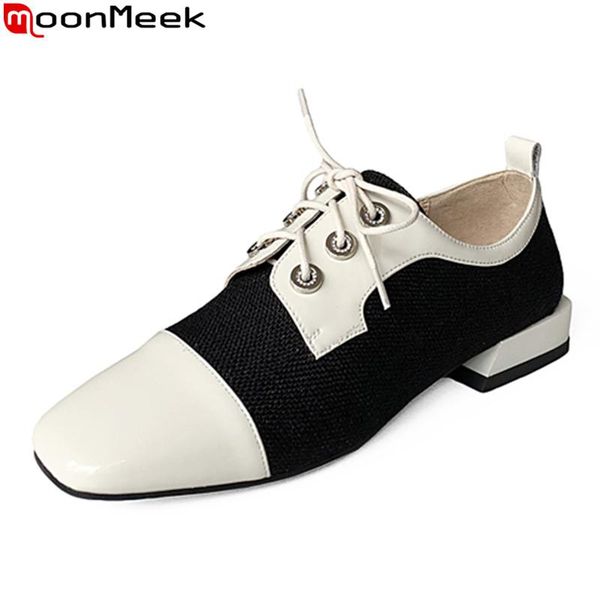 dress shoes moonmeek 2021 arrival spring autumn women pumps pantent leather casual single fashion lace up, Black
dress shoes moonmeek 2021 arrival spring autumn women pumps pantent leather casual single fashion lace up, Black