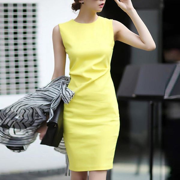 formal dress female summer new korean office lady work pencil slim tunic package hip sleeveless bodycon tank dress for women, Black;gray
formal dress female summer new korean office lady work pencil slim tunic package hip sleeveless bodycon tank dress for women, Black;gray