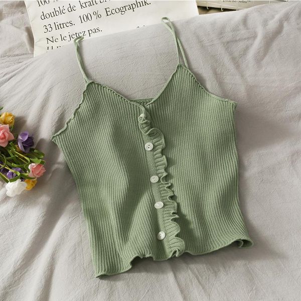 women's tanks & camis women knitting camisoles female solid korean ladies spaghetti crop woman fashion clothing, White
women's tanks & camis women knitting camisoles female solid korean ladies spaghetti crop woman fashion clothing, White