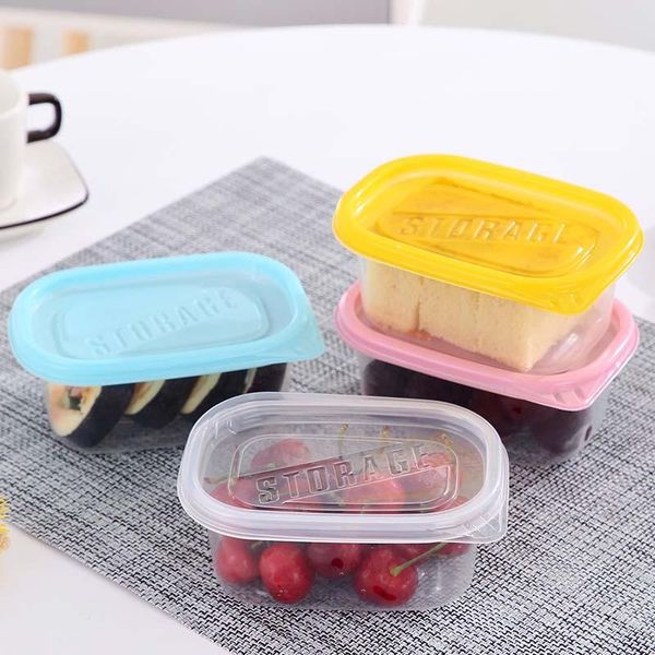storage bottles & jars 10pcs disposable boxes color rectangular food container kitchen sealed box for fruit cake takeaway packing 
storage bottles & jars 10pcs disposable boxes color rectangular food container kitchen sealed box for fruit cake takeaway packing