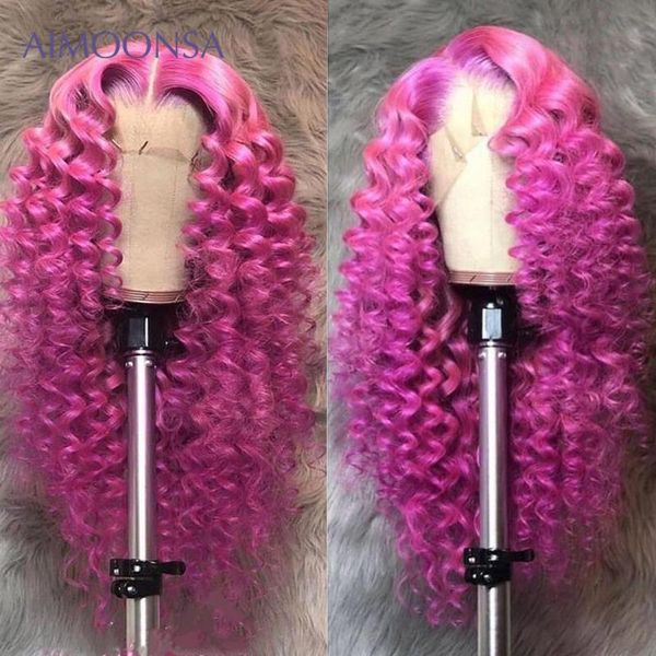 lace wigs transparent frontal wig deep curly front pink brazilian remy human hair for women 13x6x1, Black;brown
lace wigs transparent frontal wig deep curly front pink brazilian remy human hair for women 13x6x1, Black;brown
