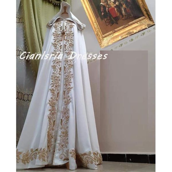 wraps & jackets wedding cloak women' lace appliques long satin bride cape with hood elegant fashion bridal jacket, White
wraps & jackets wedding cloak women' lace appliques long satin bride cape with hood elegant fashion bridal jacket, White