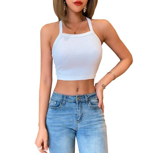 women's tanks & camis camisole summer fashion pleated lace up halter slim fit cropped solid color, White
women's tanks & camis camisole summer fashion pleated lace up halter slim fit cropped solid color, White