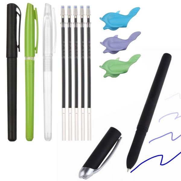 gel pens automatic fade pen disappearing refill invisible ink blue magic kit groove copybook stationery
gel pens automatic fade pen disappearing refill invisible ink blue magic kit groove copybook stationery