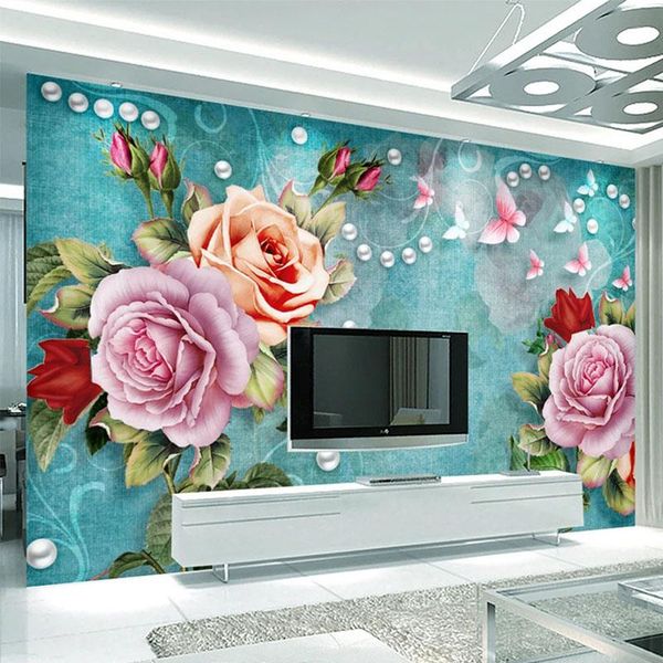 european style hand-painted flower wallpaper 3d stereo butterfly abstract art murals living room tv sofa bedroom pvc stickers wallpapers
european style hand-painted flower wallpaper 3d stereo butterfly abstract art murals living room tv sofa bedroom pvc stickers wallpapers