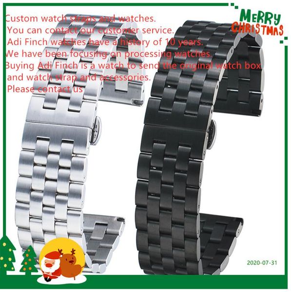 watch bands fashion casual five-bead solid stainless steel universal men's and women's strap black brushed frosted wat, Black;brown
watch bands fashion casual five-bead solid stainless steel universal men's and women's strap black brushed frosted wat, Black;brown