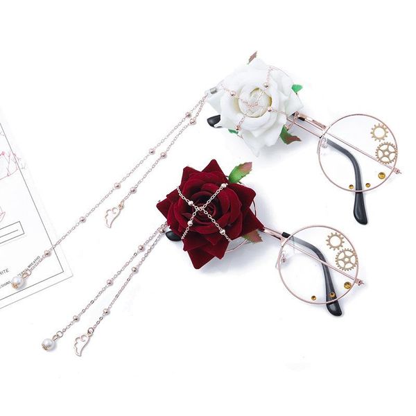 other event & party supplies round steampunk glasses frame women lolita gears chain decoration style ladies retro clear lens spectacle
other event & party supplies round steampunk glasses frame women lolita gears chain decoration style ladies retro clear lens spectacle