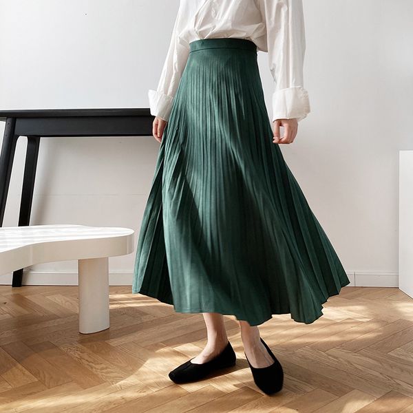 skirts autumn winter skirt women high waist pleated womens fashion solid suede elegant zipper a-line femme 63qb, Black
skirts autumn winter skirt women high waist pleated womens fashion solid suede elegant zipper a-line femme 63qb, Black