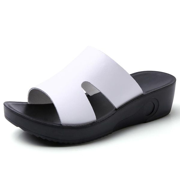 slippers genuine leather woman slipper sandal wedge platform slides party black white sandles women heel
slippers genuine leather woman slipper sandal wedge platform slides party black white sandles women heel
