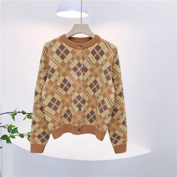 women's knits & tees vintage plaid sweater cardigans women woolen knit o-neck long sleeve jersey fashion streetwear casual brand desig, White
women's knits & tees vintage plaid sweater cardigans women woolen knit o-neck long sleeve jersey fashion streetwear casual brand desig, White