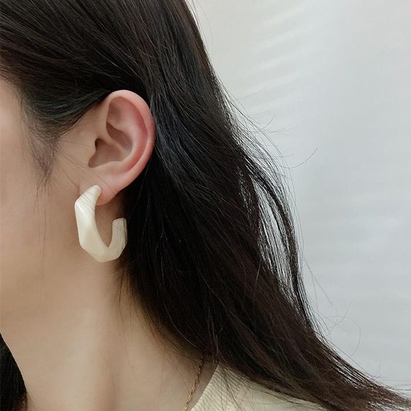 hoop & huggie vintage brown color acetate acrylic earrings for women c-shaped simple fashion irregular korean design jewelry, Golden;silver
hoop & huggie vintage brown color acetate acrylic earrings for women c-shaped simple fashion irregular korean design jewelry, Golden;silver