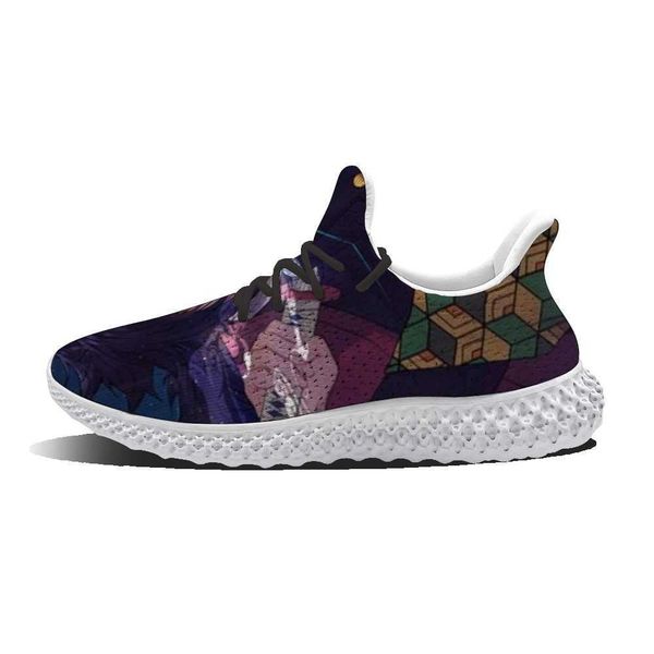 spring 2021 tomioka giyuu fresh patterns flat lace-up running shoes phyt