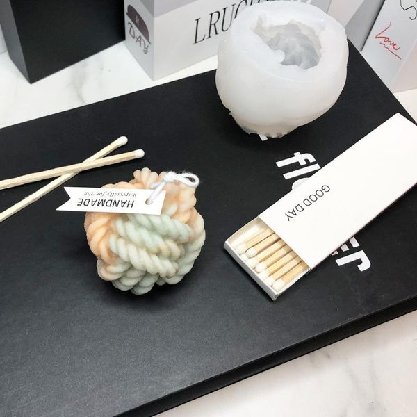 craft tools 3d thick yarn ball scented candle silicone mold plaster cake decoration diy fondant molds making kit soap form
craft tools 3d thick yarn ball scented candle silicone mold plaster cake decoration diy fondant molds making kit soap form
