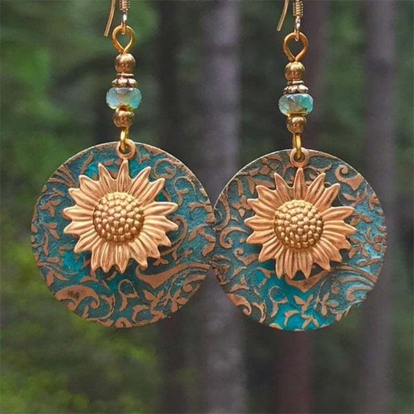 dangle & chandelier bohemia gold-plated sunflower earring engagement wedding drop earrings for women girl bijoux wholesale, Silver
dangle & chandelier bohemia gold-plated sunflower earring engagement wedding drop earrings for women girl bijoux wholesale, Silver