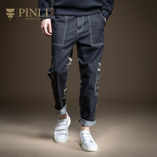 pinli 2021 spring slim fit light splice camouflage print straight men's casual denim trousers full length jeans b201416134, Blue
pinli 2021 spring slim fit light splice camouflage print straight men's casual denim trousers full length jeans b201416134, Blue