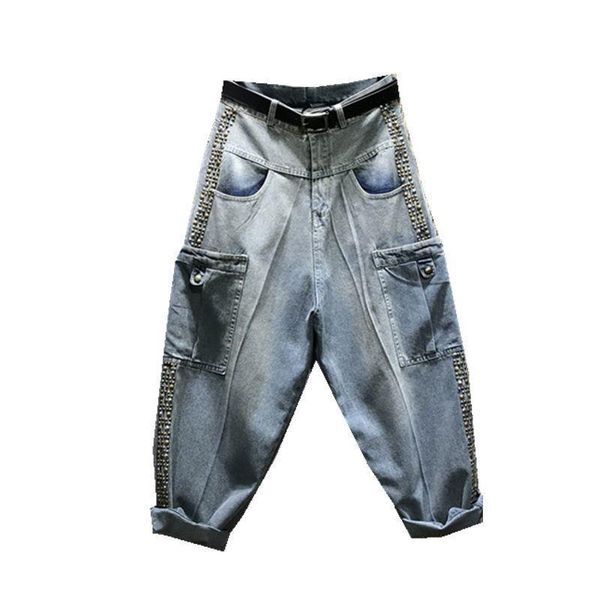 women's jeans 2021 summer loose large rivet wash slim pants, Blue
women's jeans 2021 summer loose large rivet wash slim pants, Blue