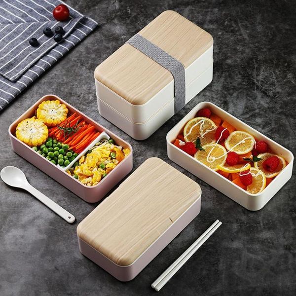 dinnerware sets double layer wood grain lunch box multifunctional microwave plastic storage
dinnerware sets double layer wood grain lunch box multifunctional microwave plastic storage