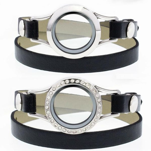 10pcs/lot living memory locket man bracelet 316l stainless steel floating with black real leather woman bangle
10pcs/lot living memory locket man bracelet 316l stainless steel floating with black real leather woman bangle