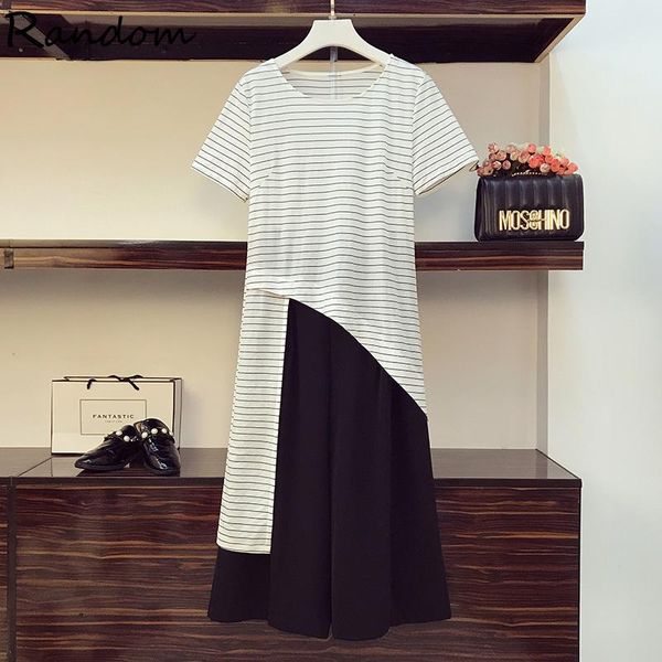 plus size tracksuits xl-5xl women's office suit sripe long t shirt and wide leg b;ack pant two piece set summer 2021 matching large clo, Black
plus size tracksuits xl-5xl women's office suit sripe long t shirt and wide leg b;ack pant two piece set summer 2021 matching large clo, Black